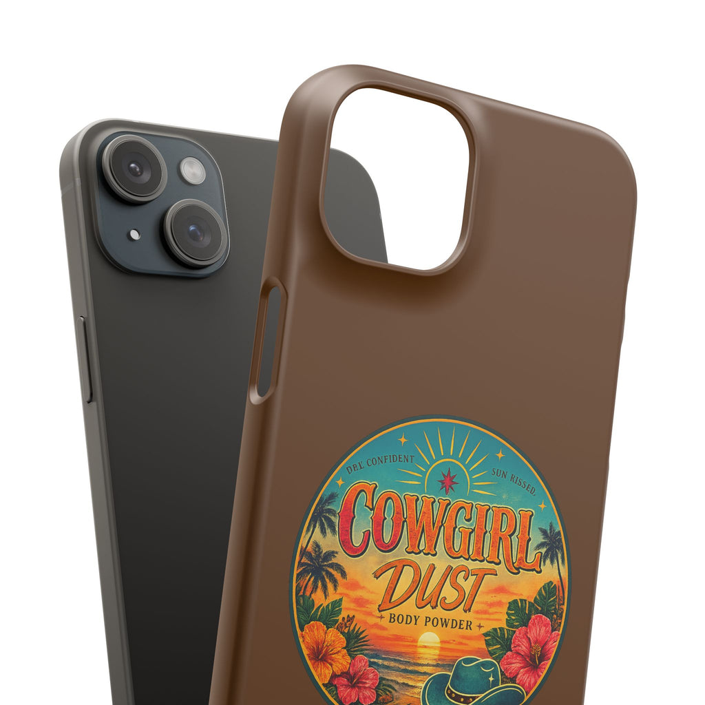 Brown Snap Phone Case