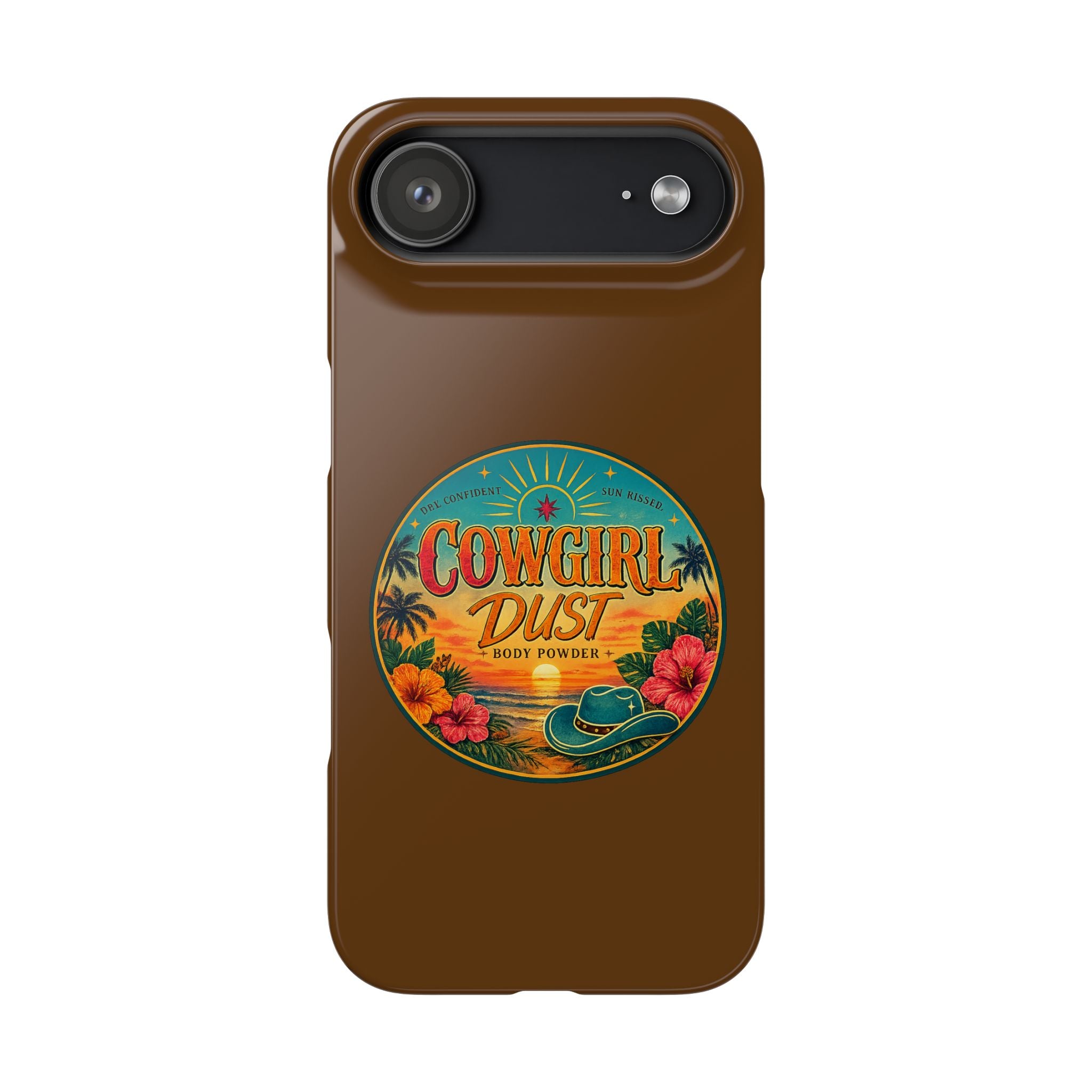 Brown Snap Phone Case