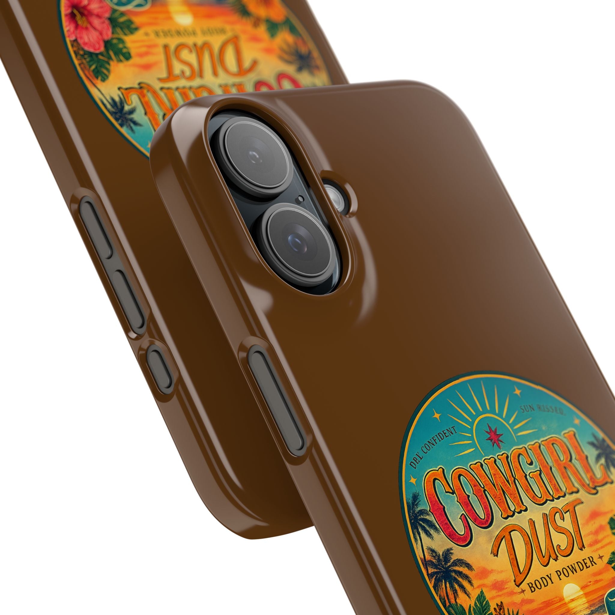 Brown Snap Phone Case