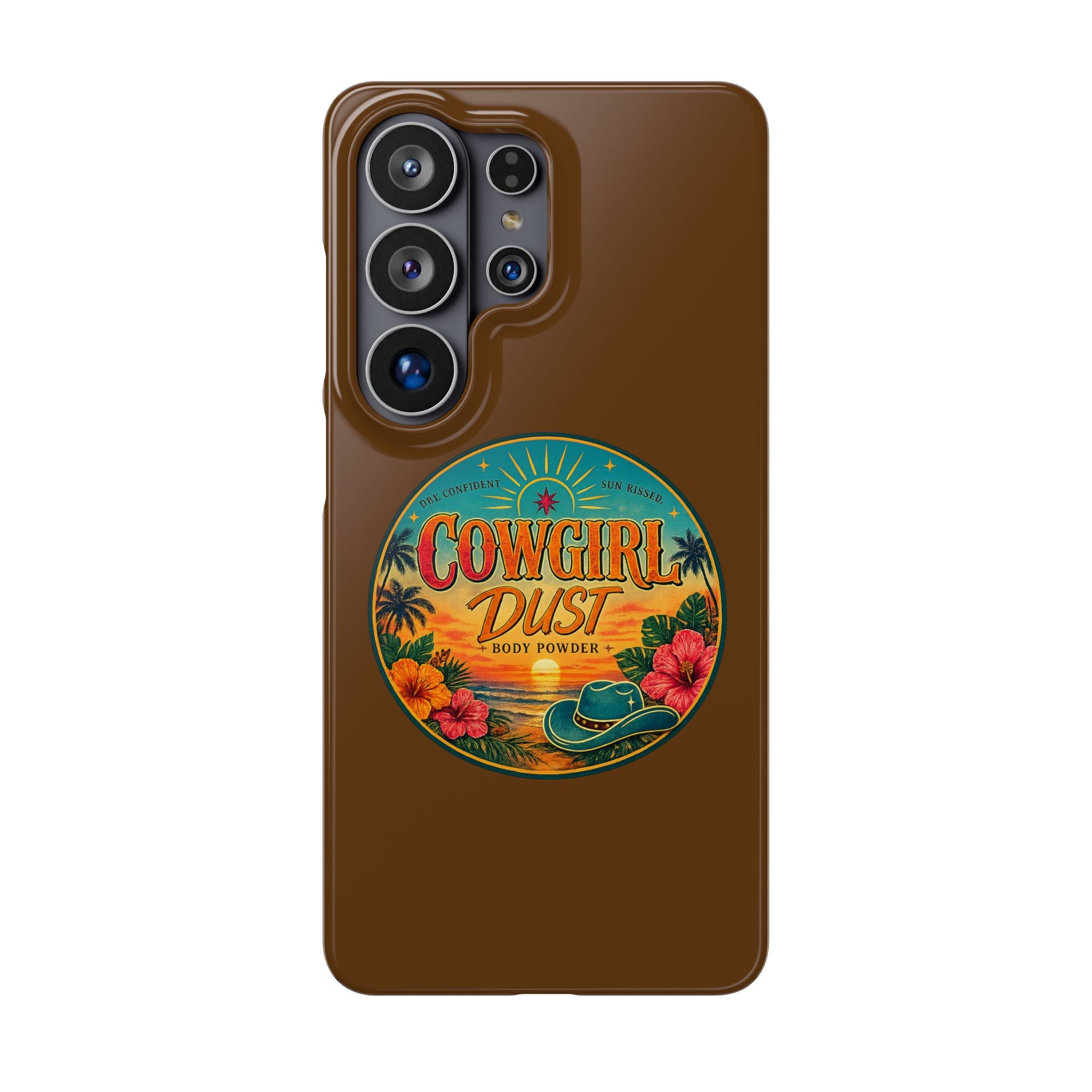 Brown Snap Phone Case