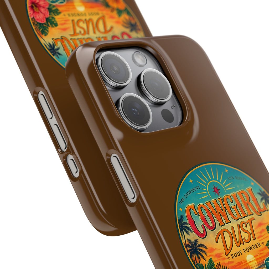 Brown Snap Phone Case