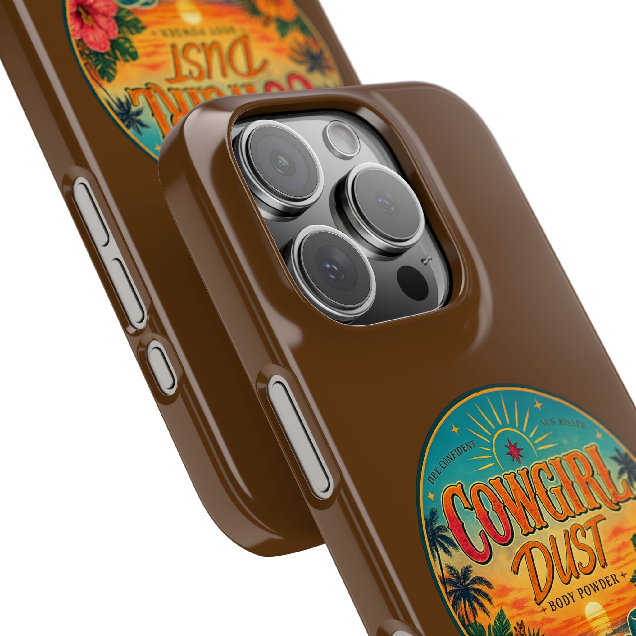 Brown Snap Phone Case