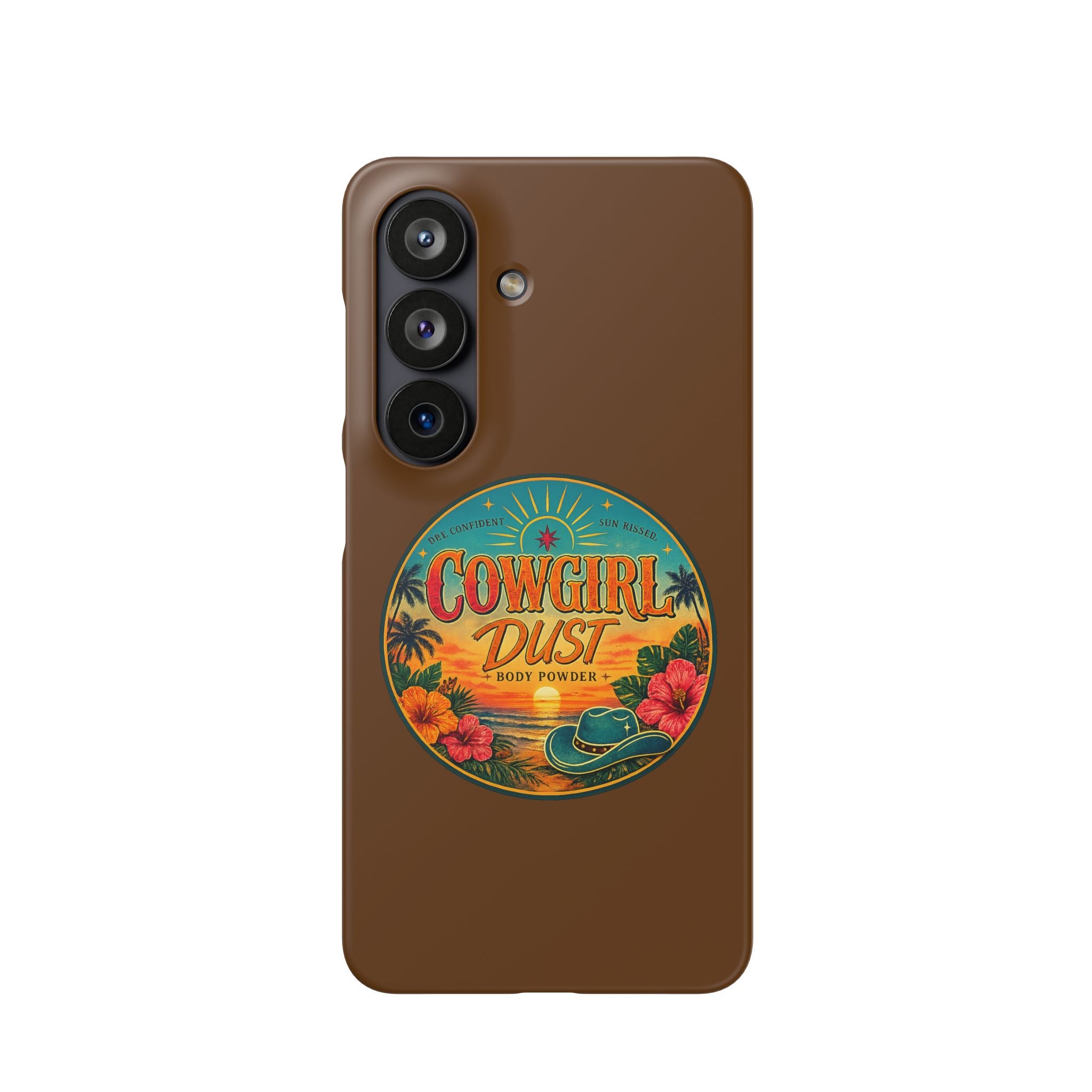 Brown Snap Phone Case