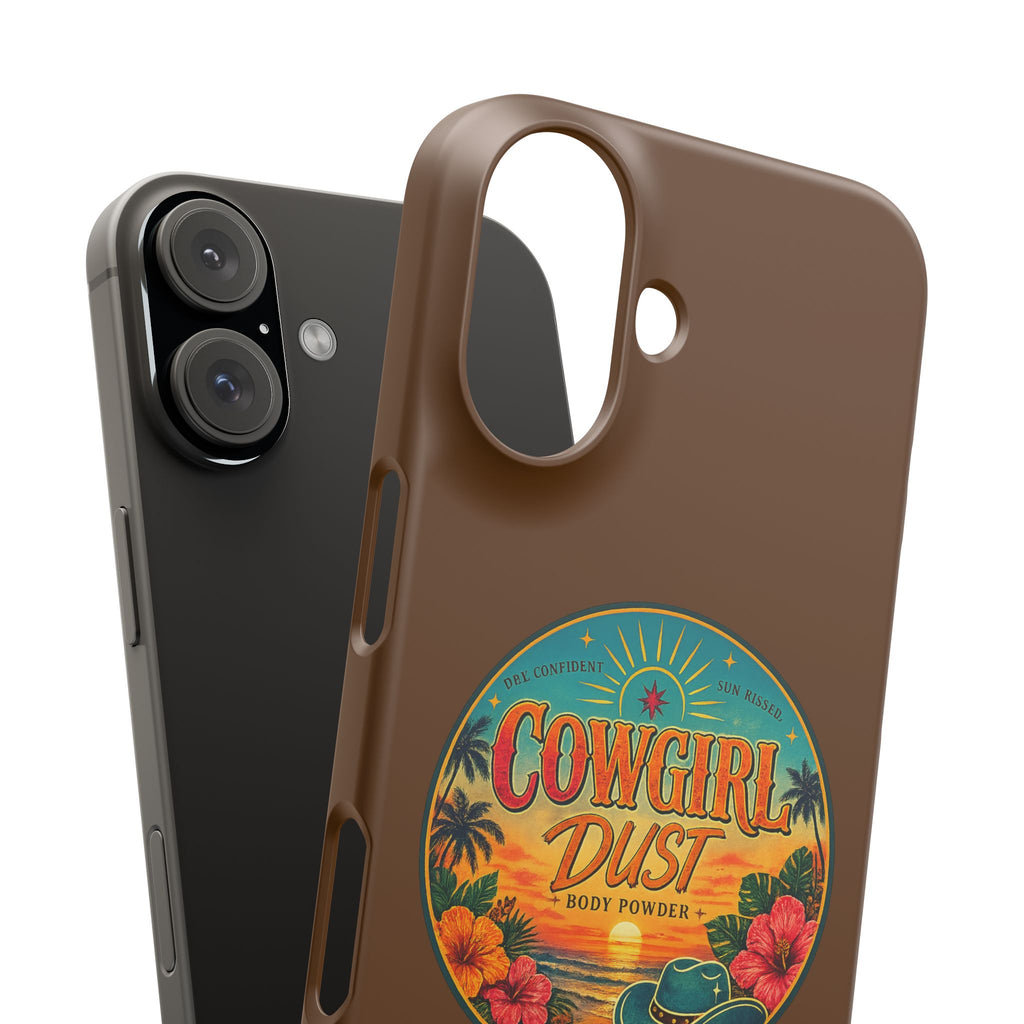 Brown Snap Phone Case
