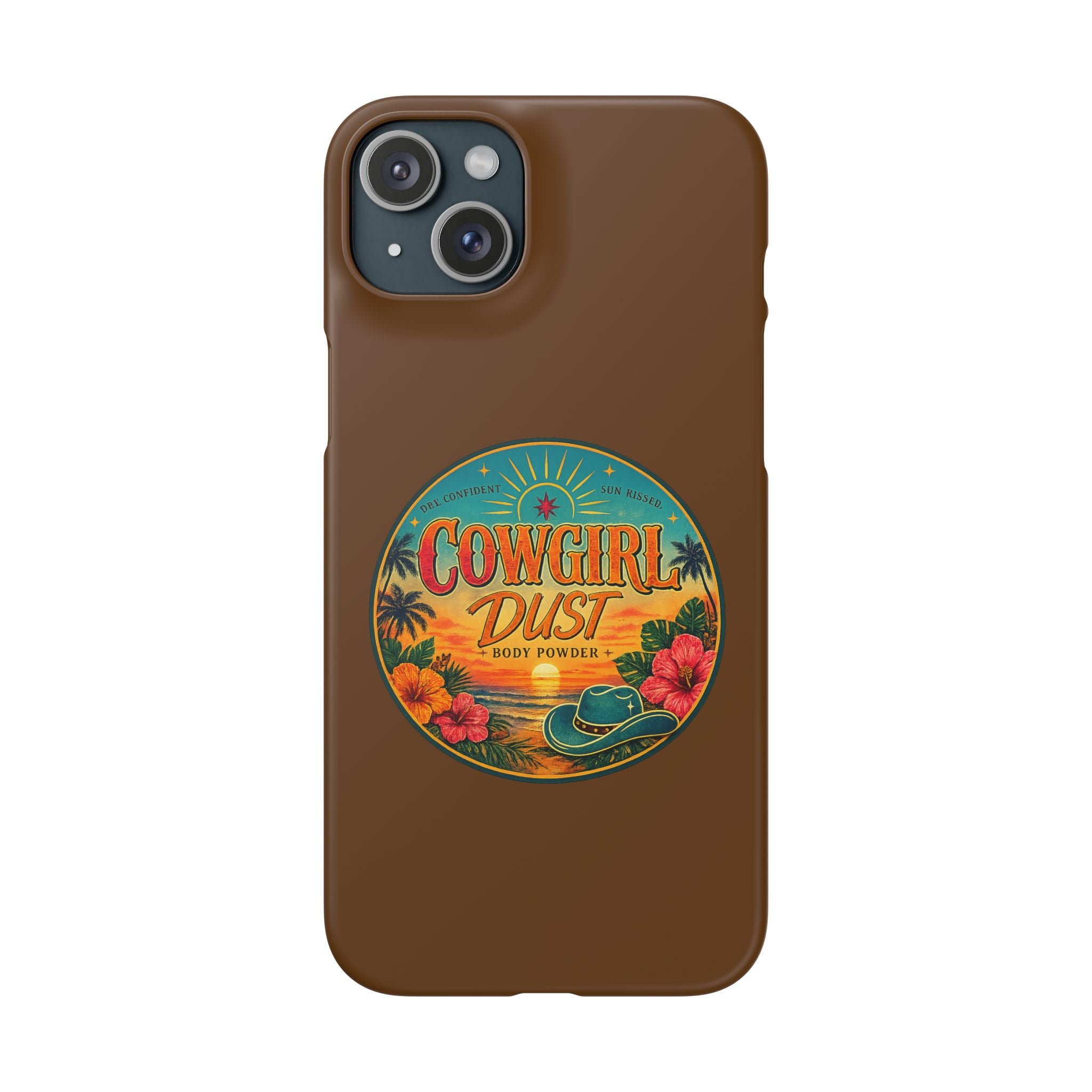 Brown Snap Phone Case