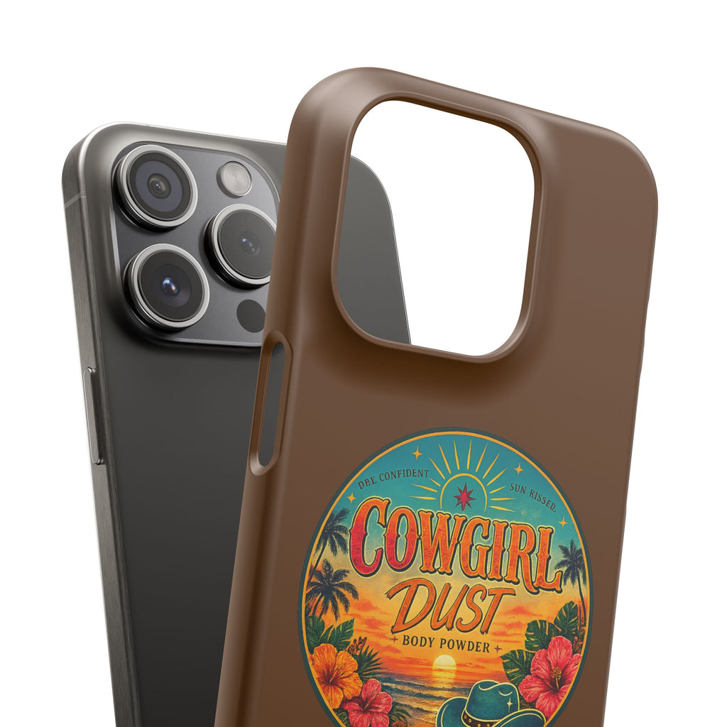 Brown Snap Phone Case