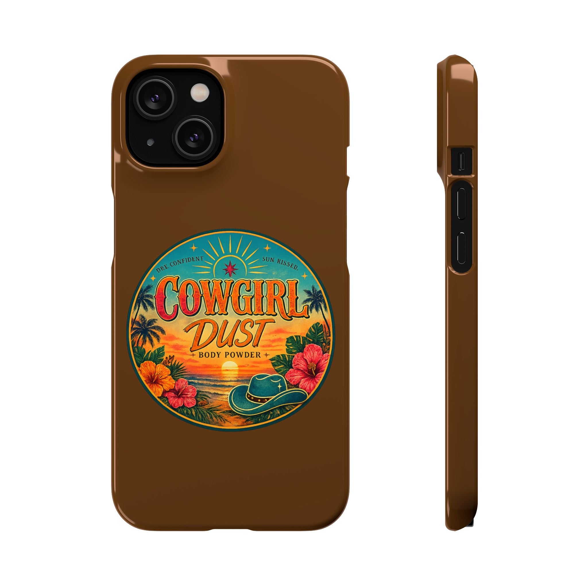 Brown Snap Phone Case