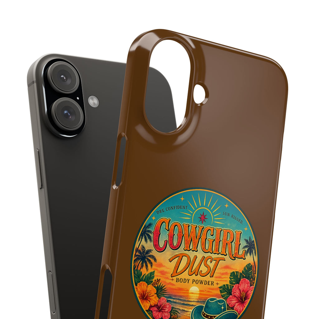 Brown Snap Phone Case