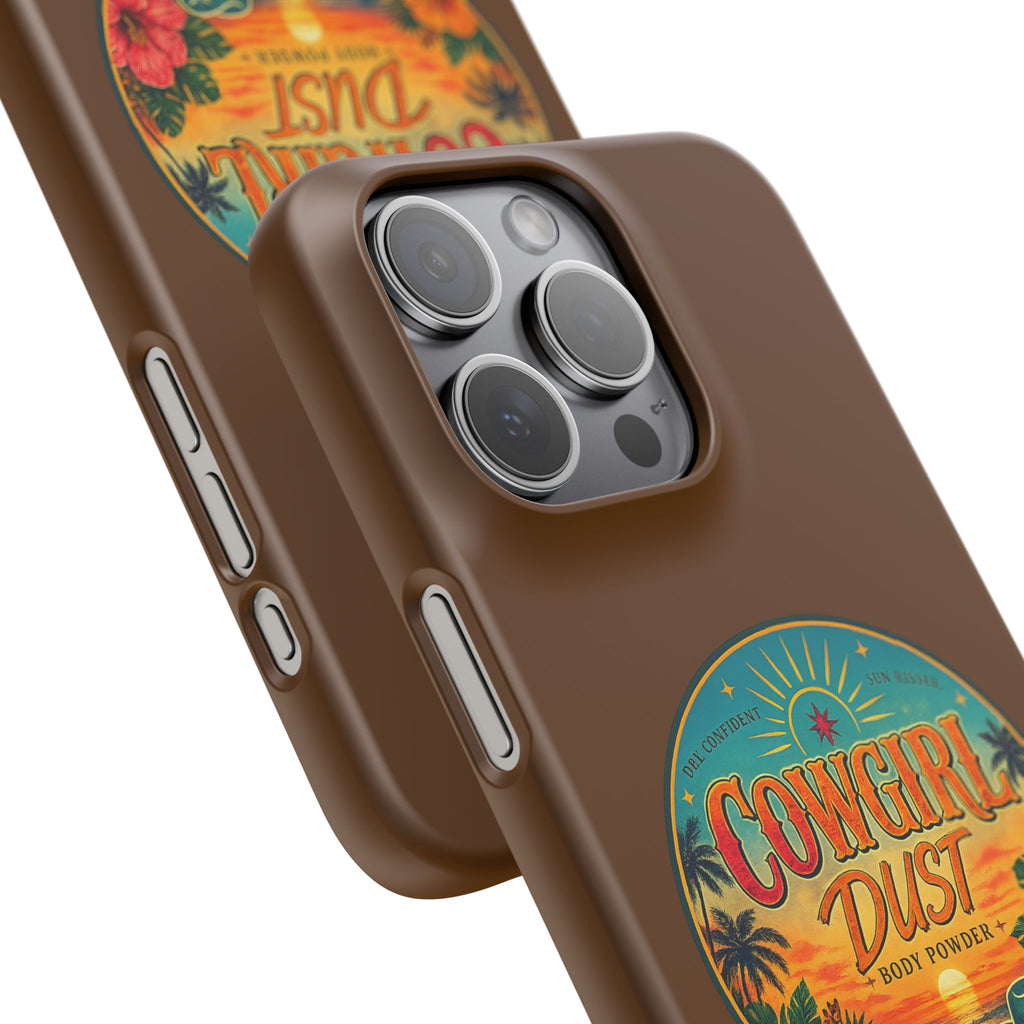 Brown Snap Phone Case