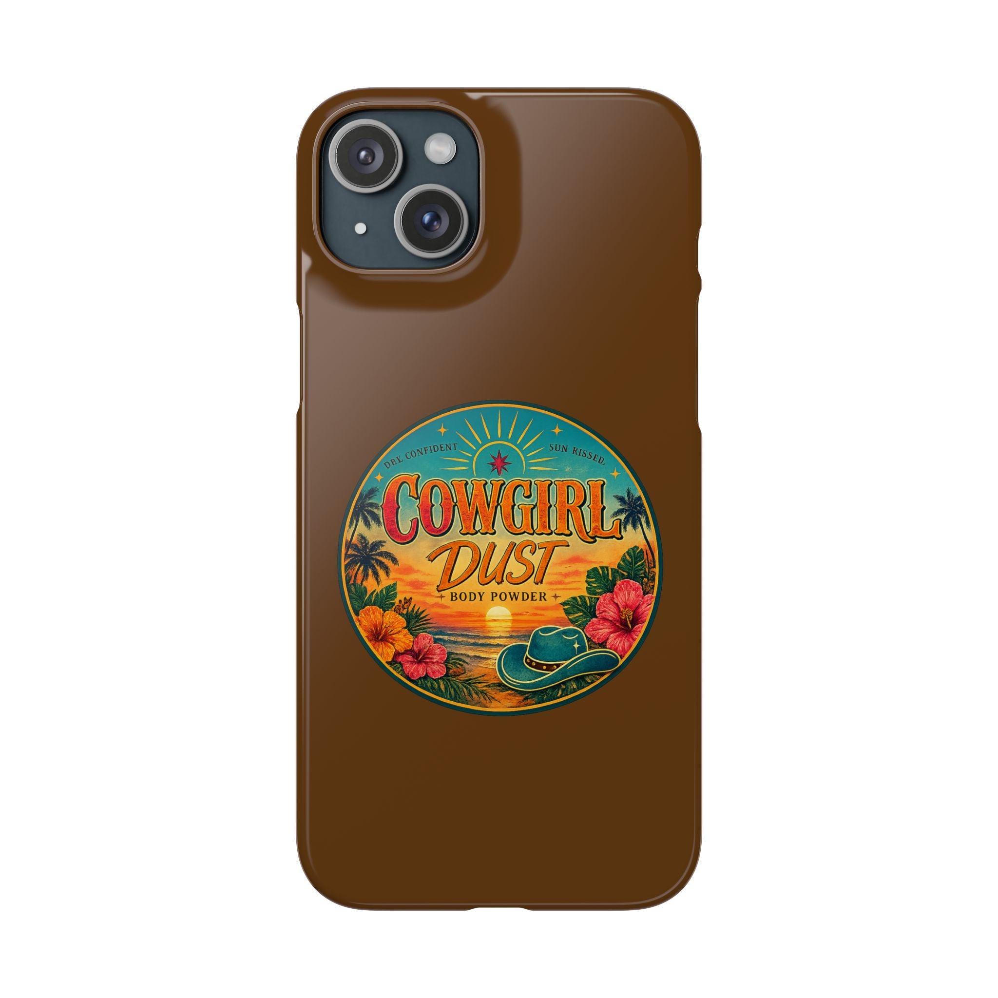 Brown Snap Phone Case