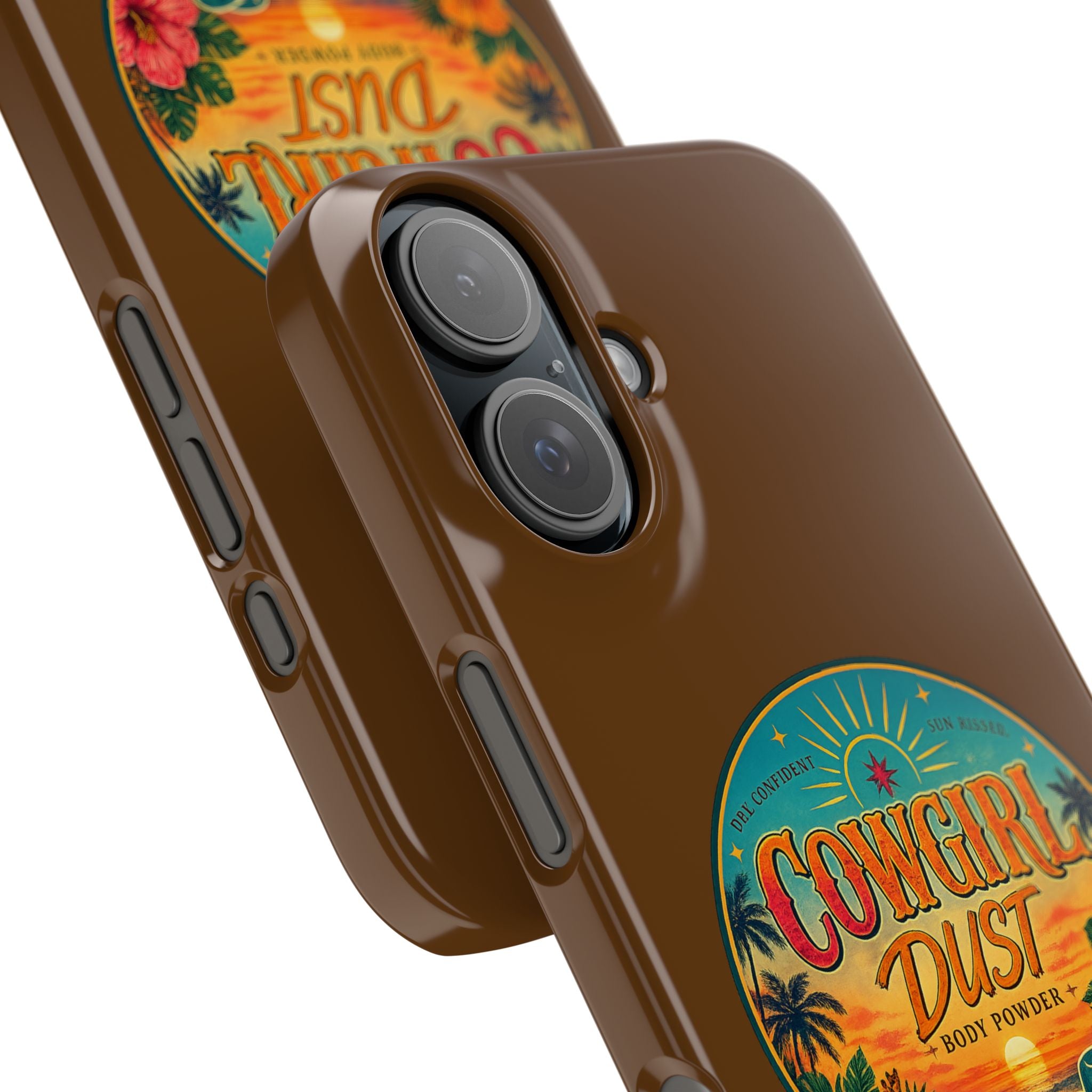 Brown Snap Phone Case