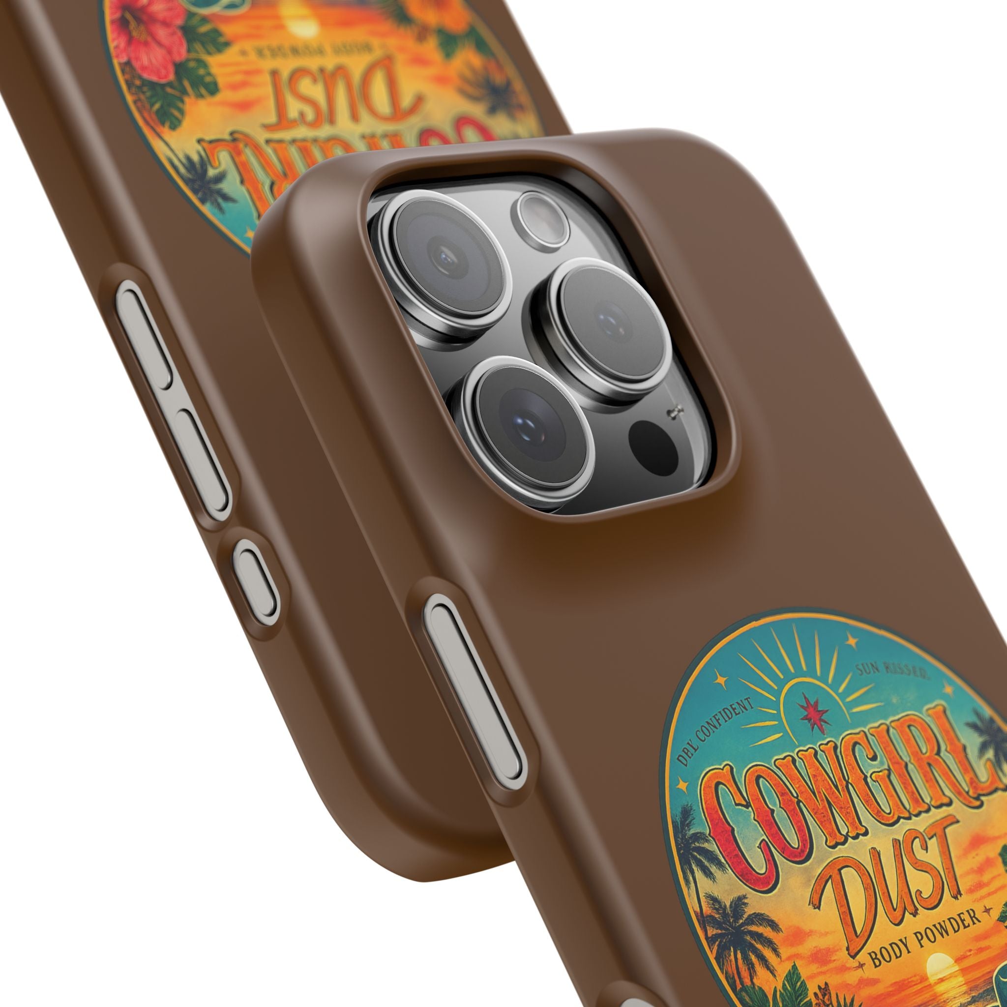 Brown Snap Phone Case