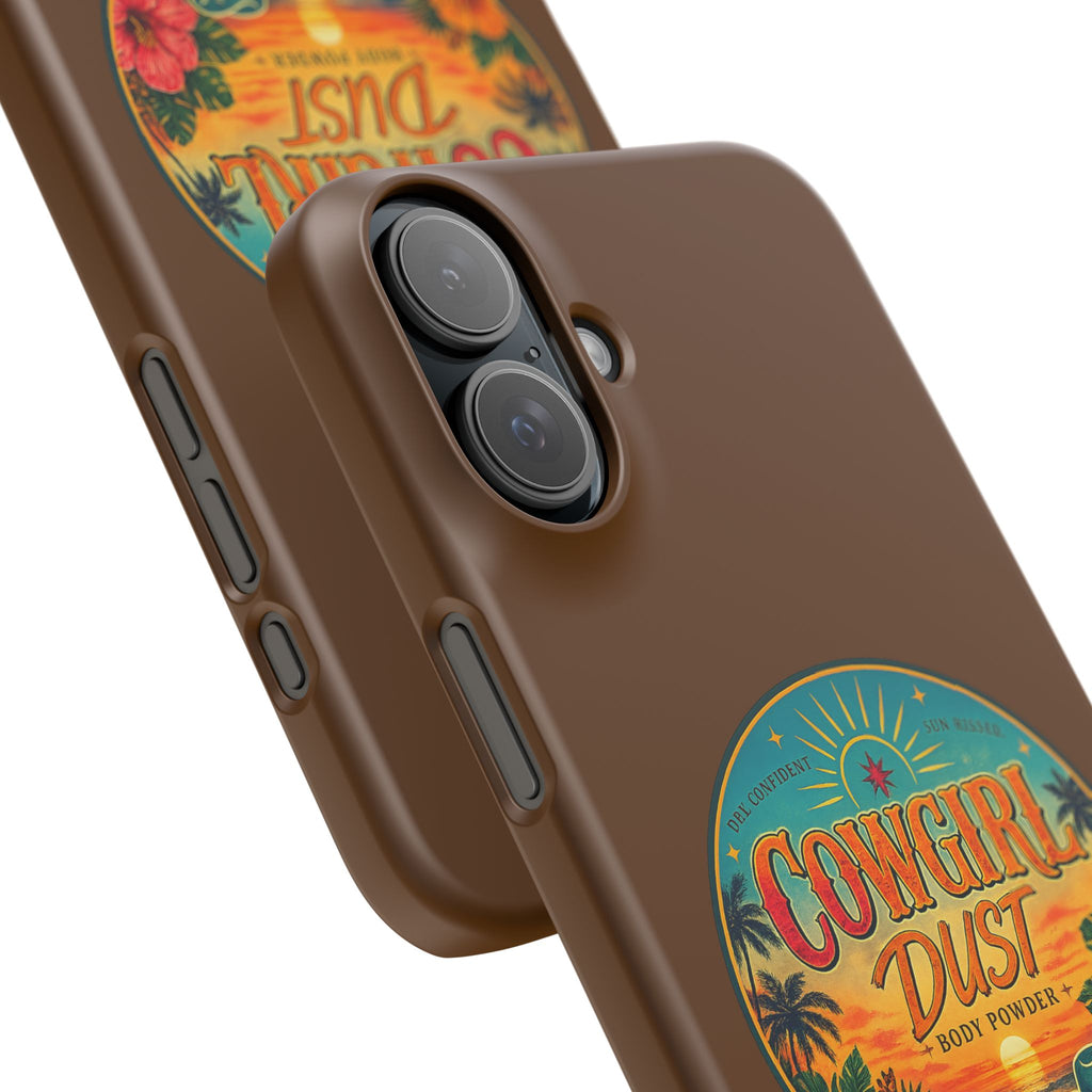 Brown Snap Phone Case