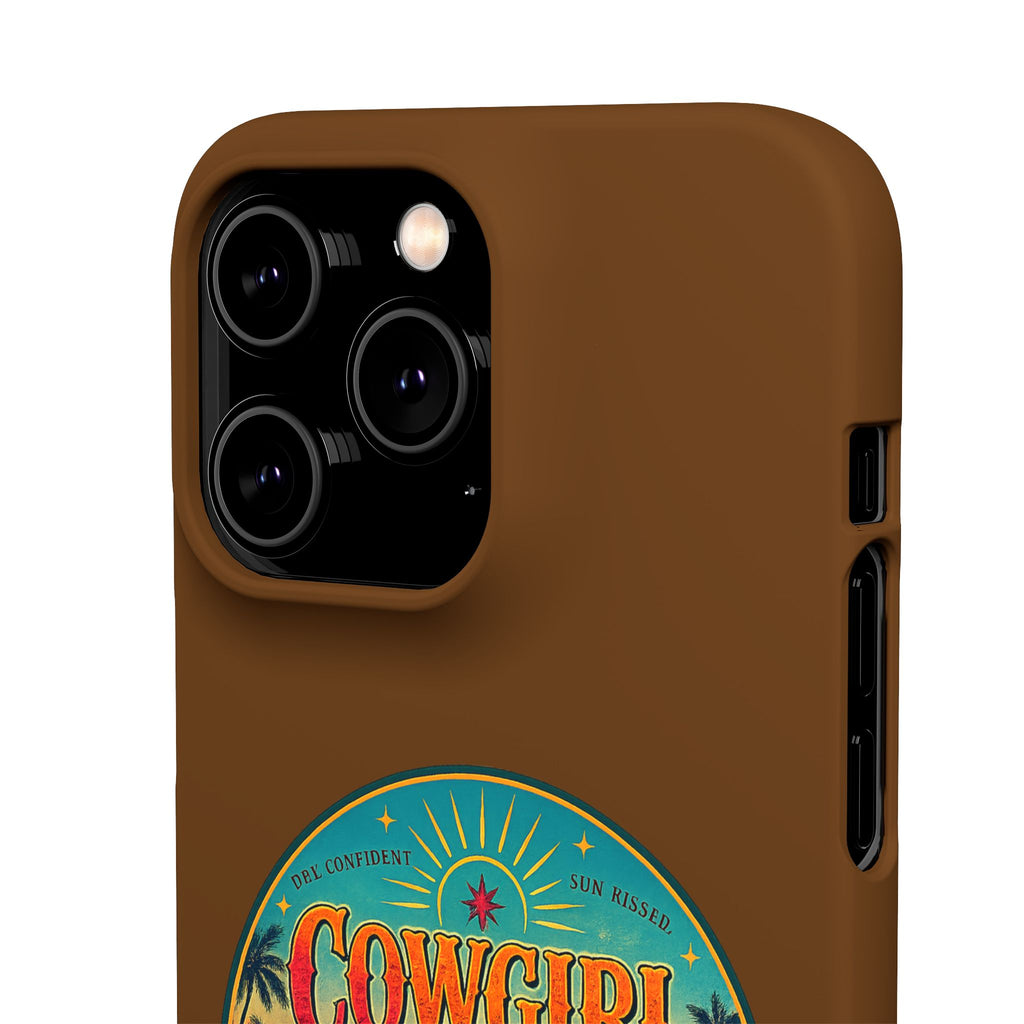Brown Snap Phone Case