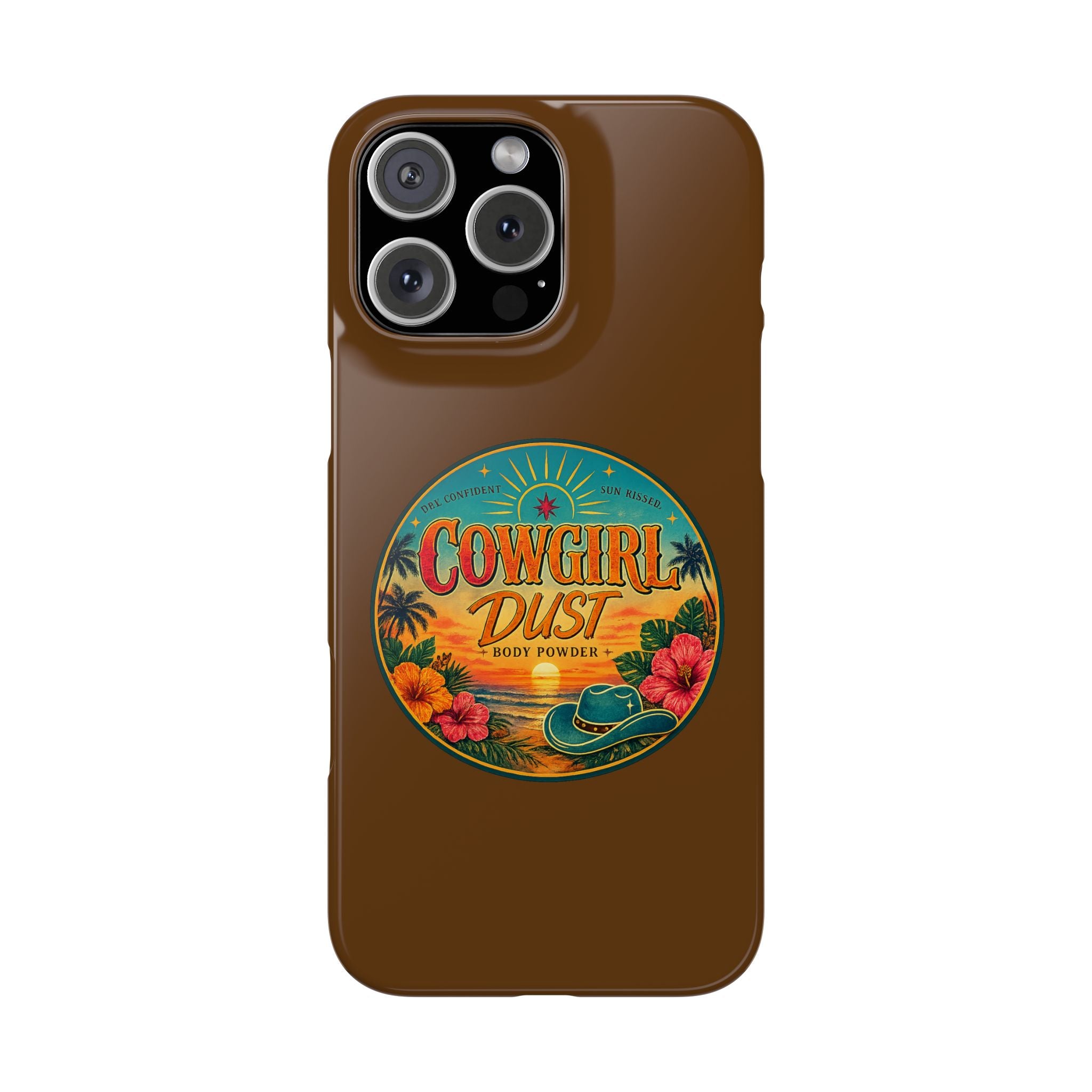 Brown Snap Phone Case