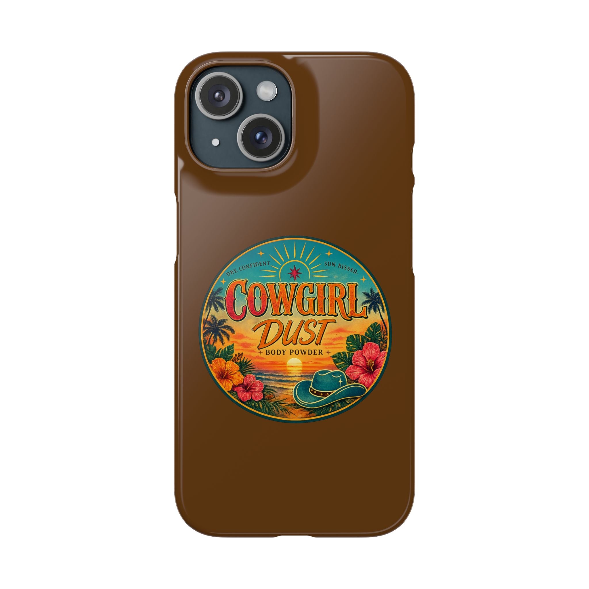 Brown Snap Phone Case