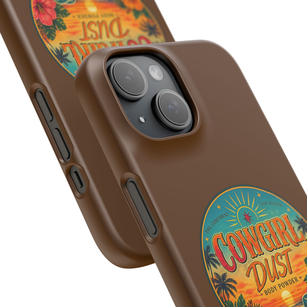 Brown Snap Phone Case