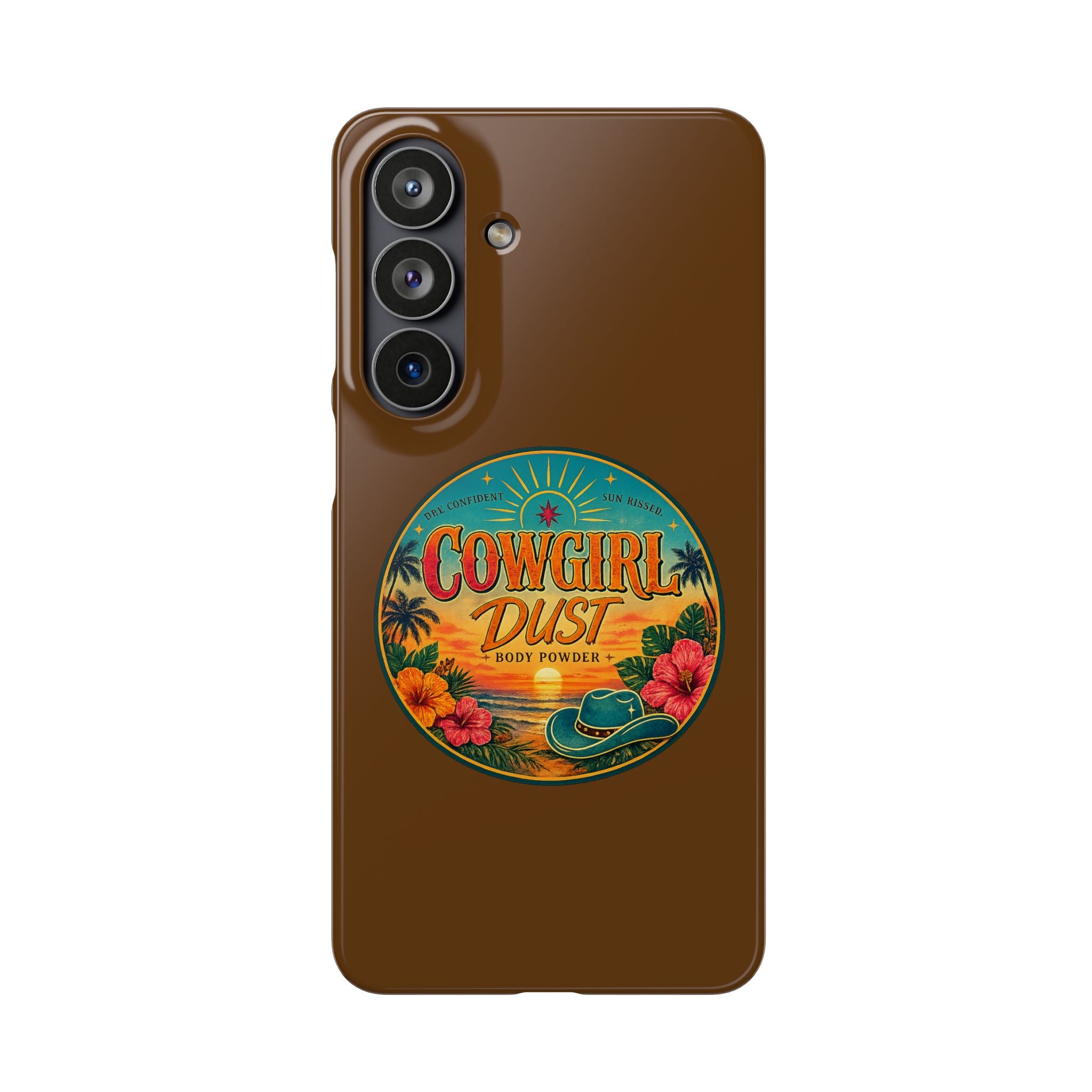 Brown Snap Phone Case