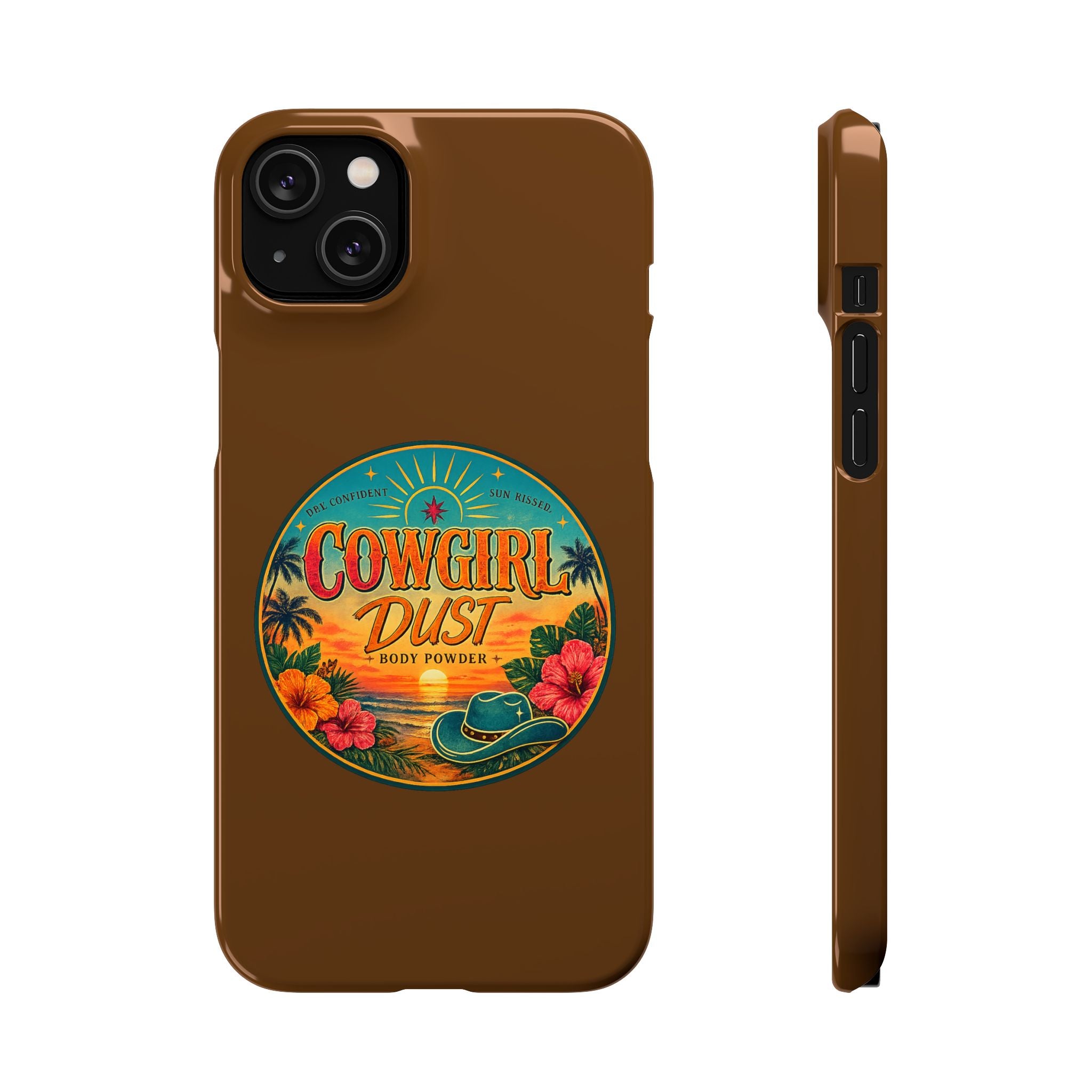 Brown Snap Phone Case