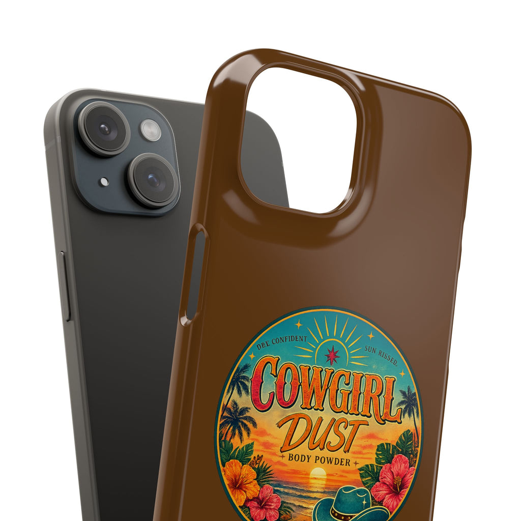 Brown Snap Phone Case