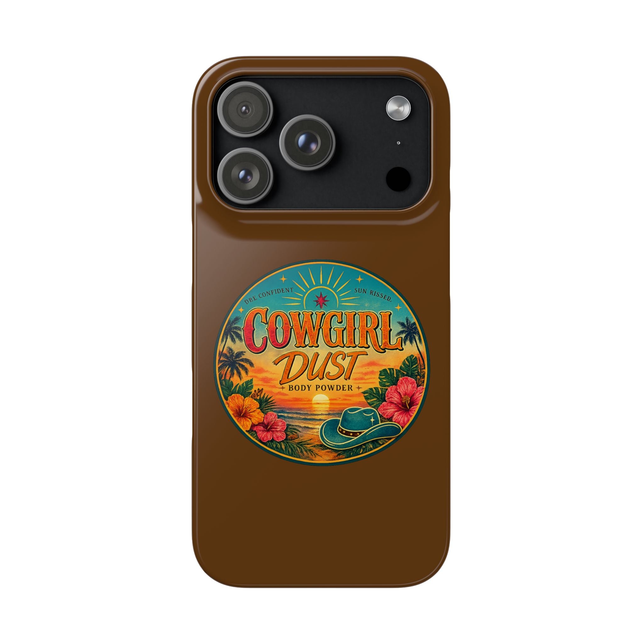 Brown Snap Phone Case
