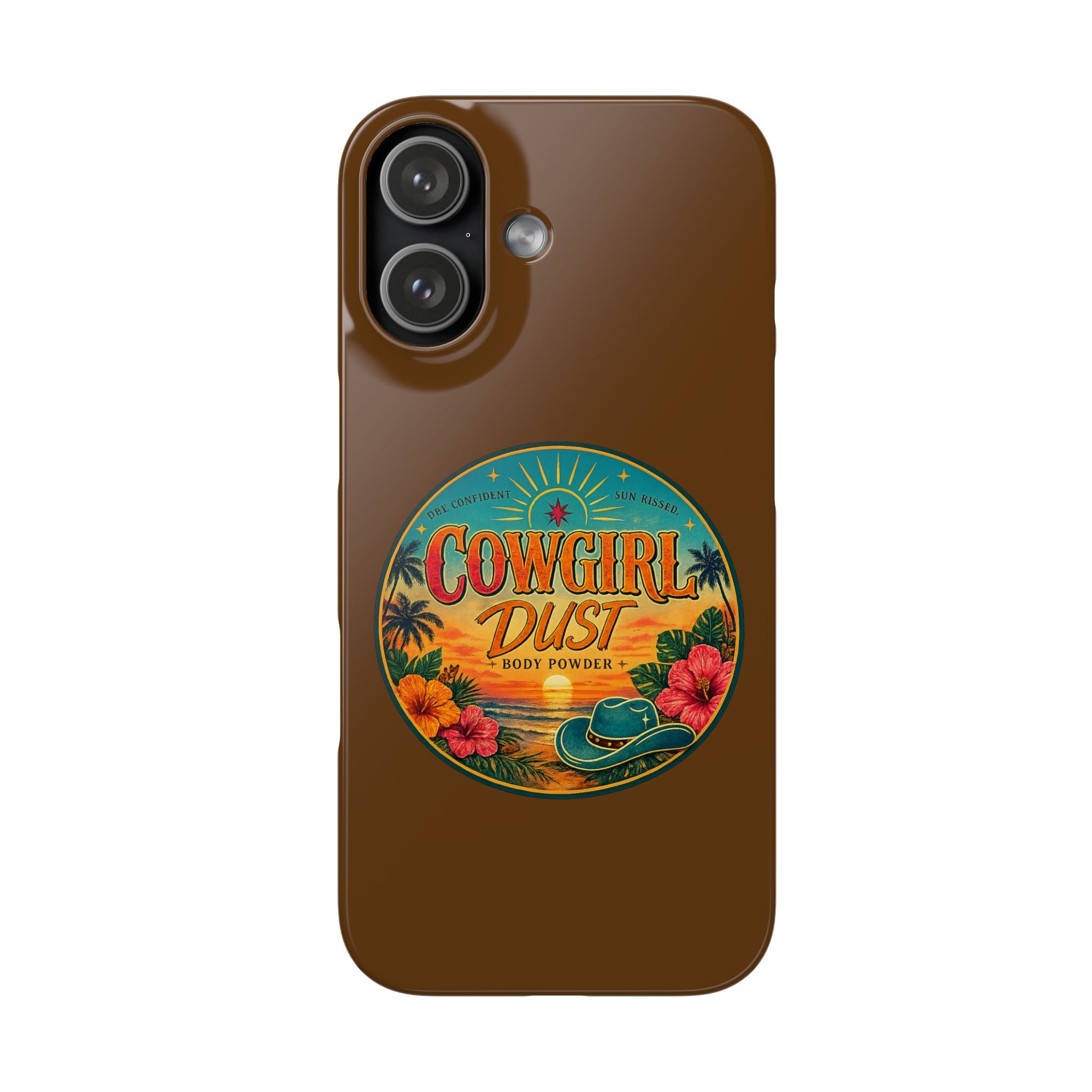 Brown Snap Phone Case