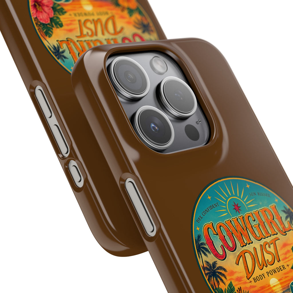 Brown Snap Phone Case