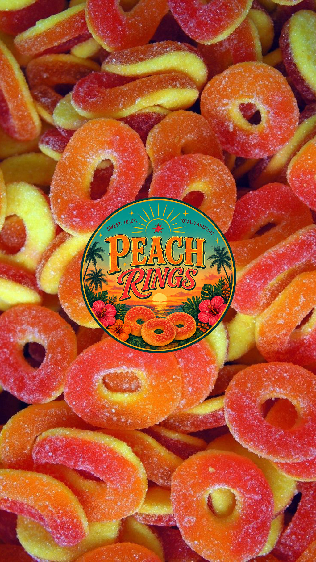 Peach Ring Candy Body Powder