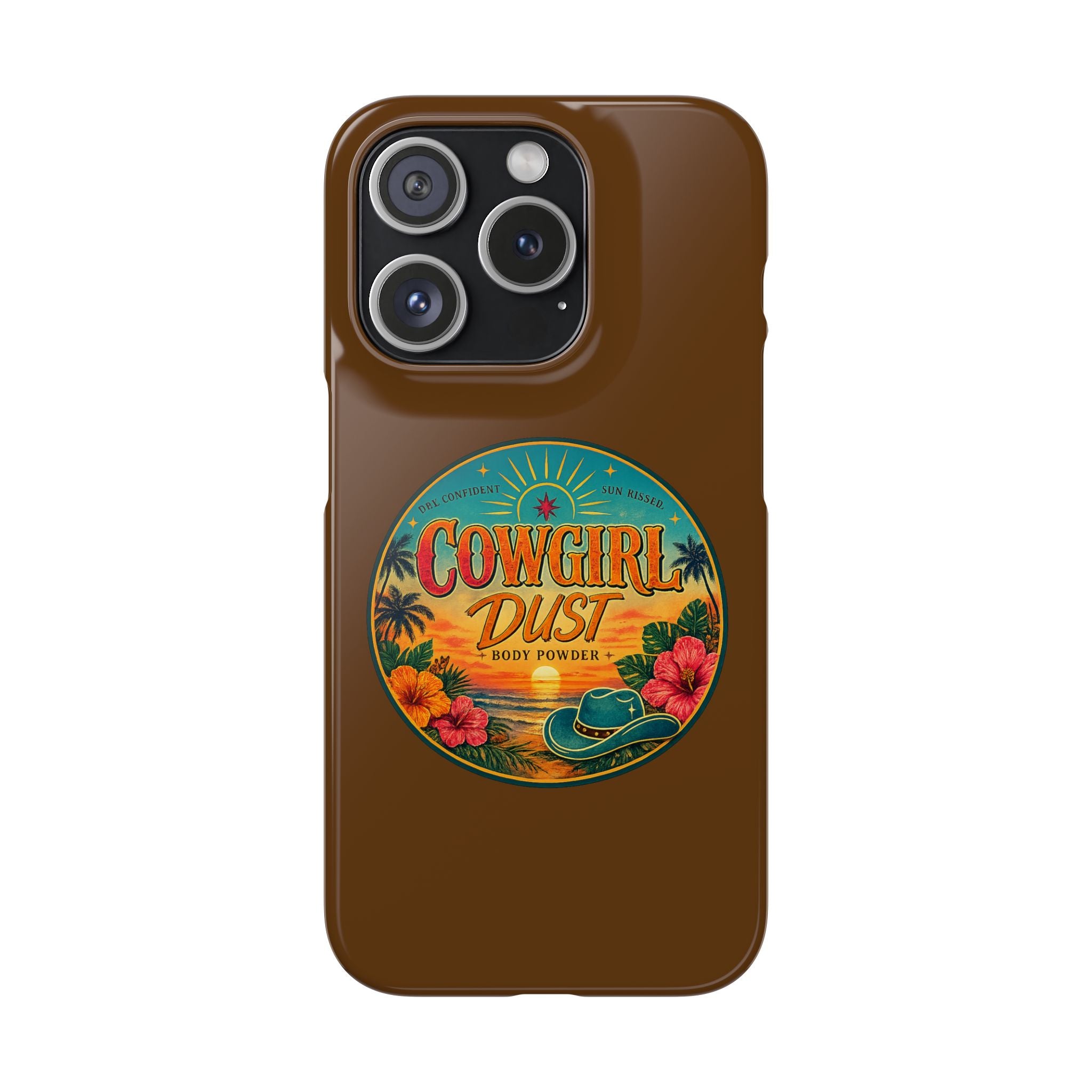 Brown Snap Phone Case