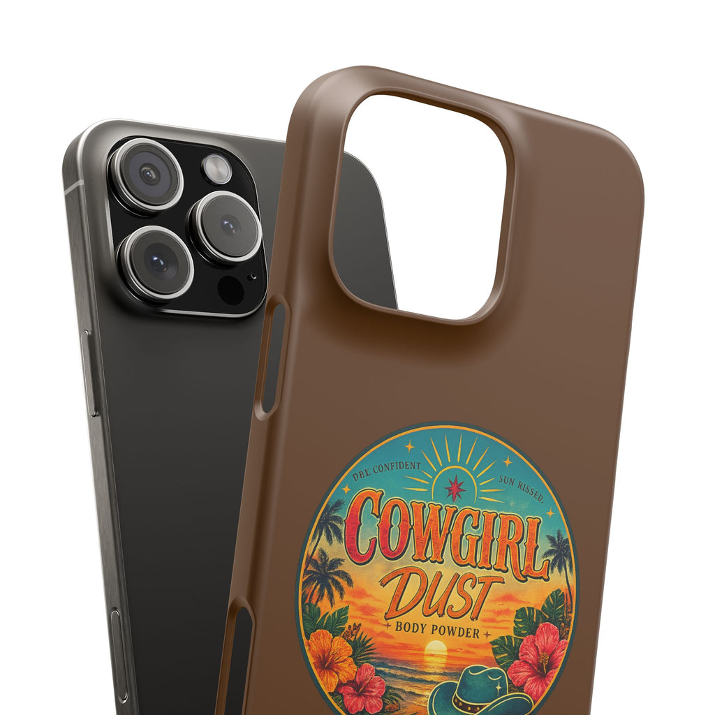 Brown Snap Phone Case