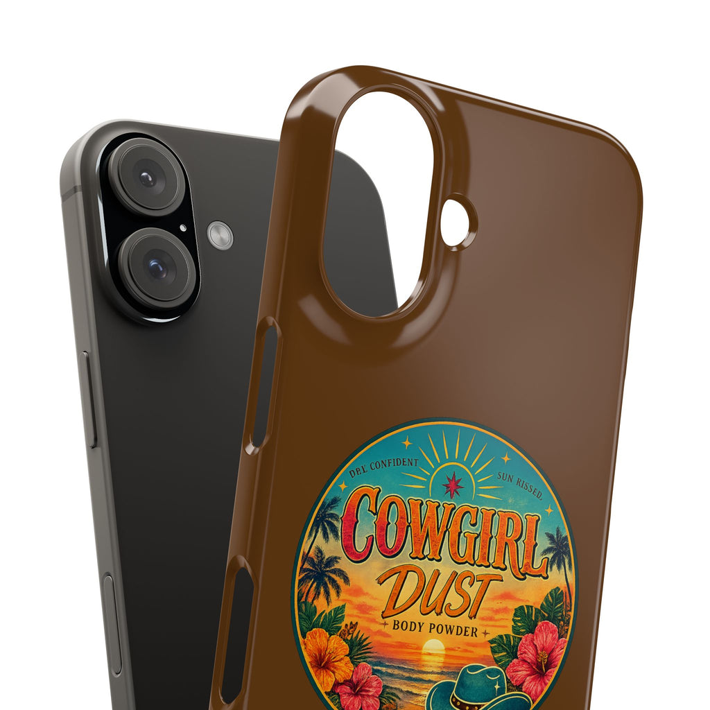 Brown Snap Phone Case