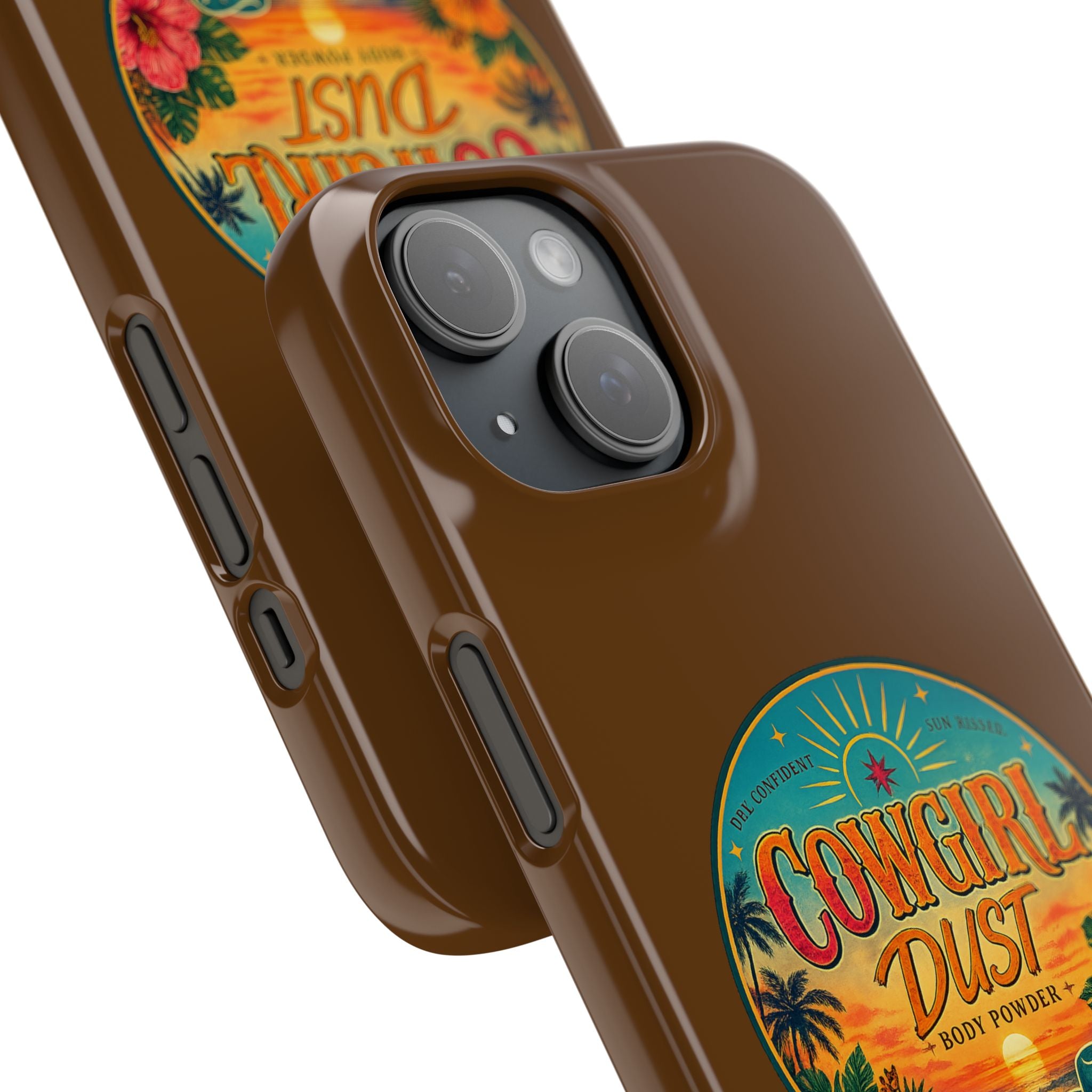 Brown Snap Phone Case