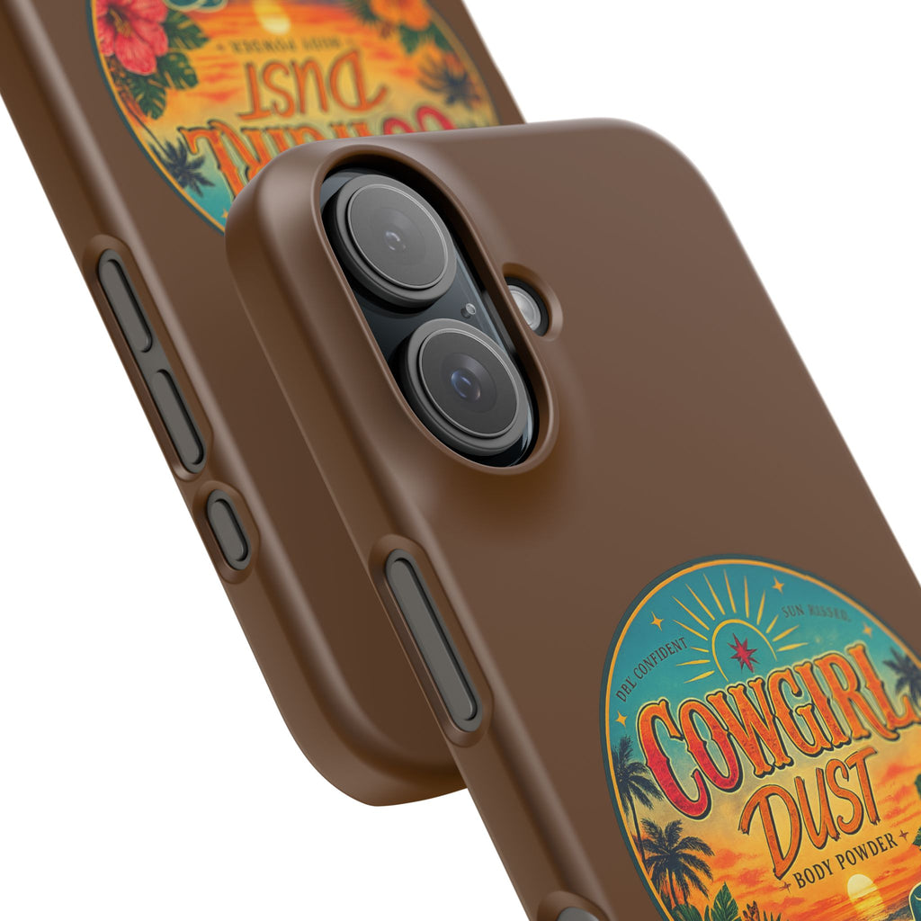 Brown Snap Phone Case