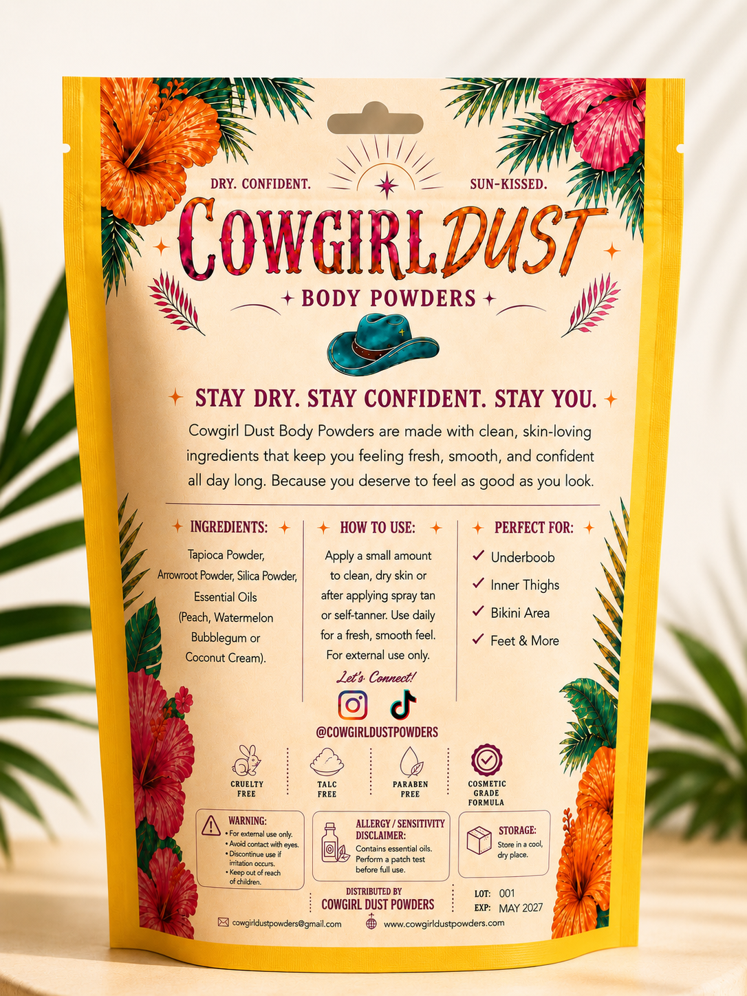 Coconut Cream Pie Body Powder