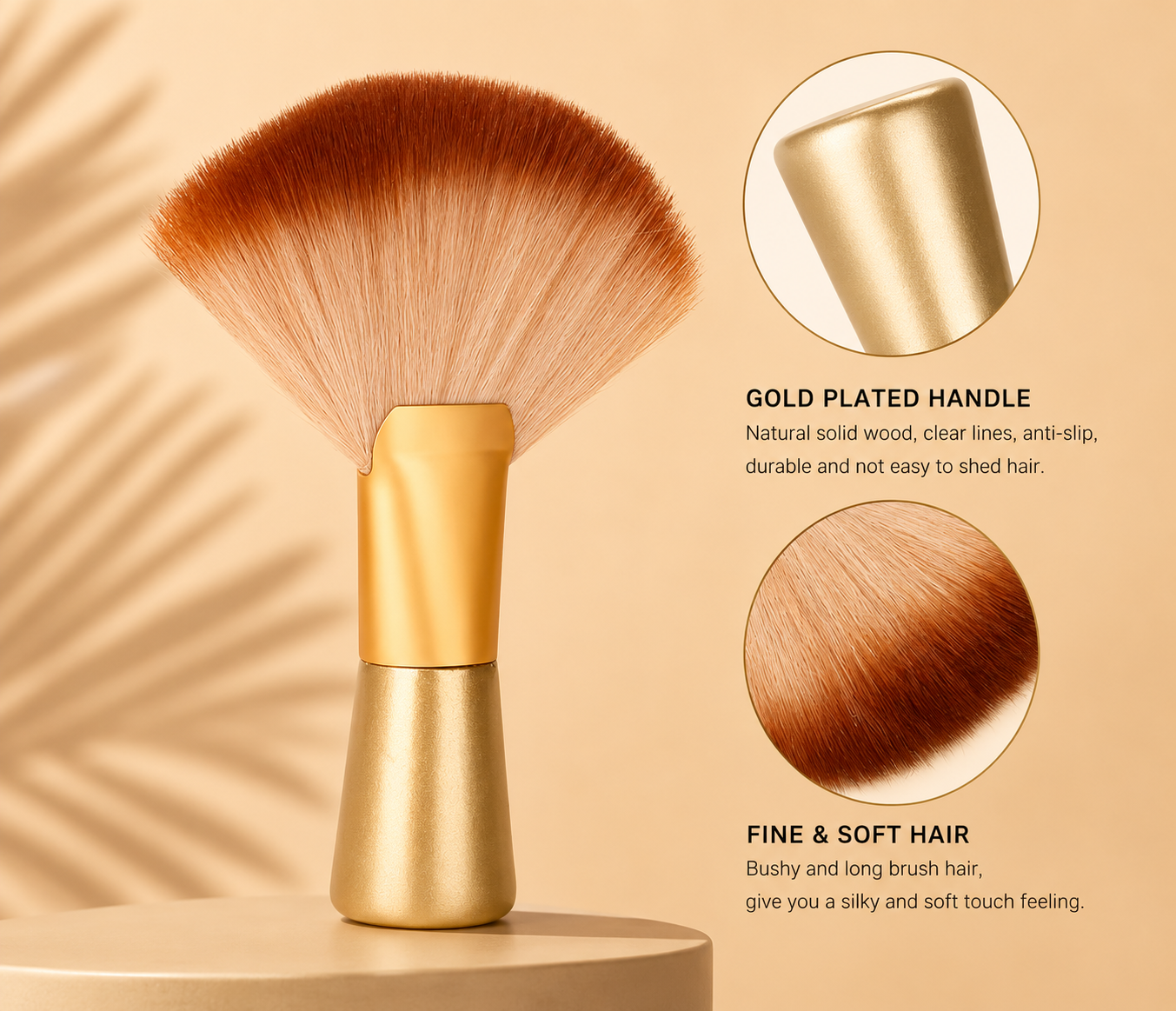 Gold Body Brush