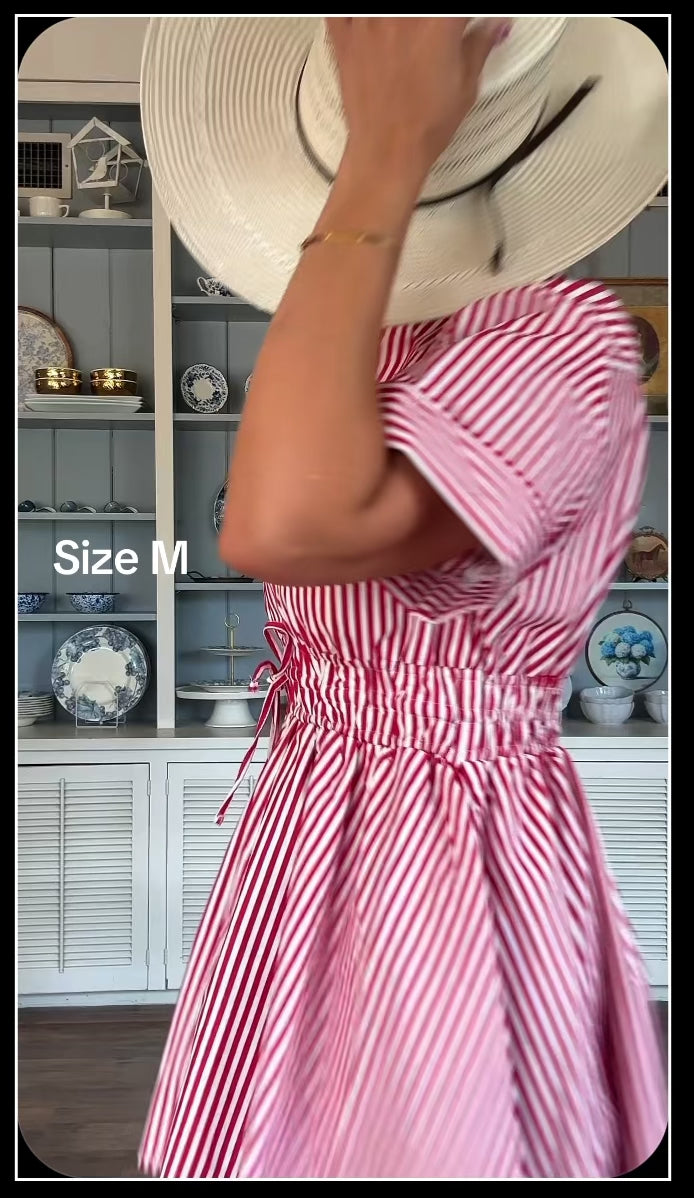 American Cowgirl Striped Dress